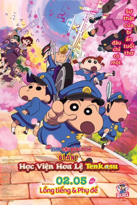 CRAYON SHIN-CHAN: BÍ ẨN HỌC VIỆN HOA LỆ TENKASU